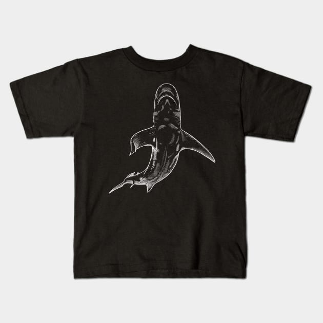 Shark Kids T-Shirt by GnauArt